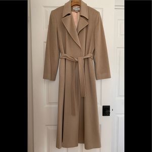 Brooks Brothers Long Belted Wool Coat